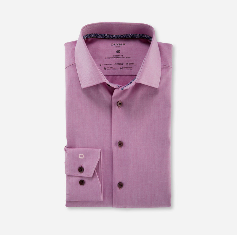 Luxor Modern Fit Shirt - Fuchsia
