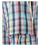 Short Sleeve Check Shirt - Light Blue