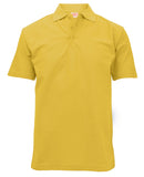 Plain Short Sleeve Polo - Gold