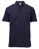 Plain Short Sleeve Polo - Navy