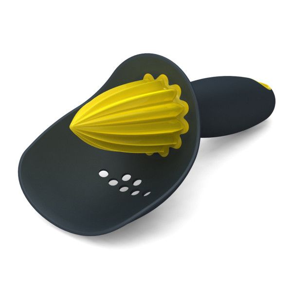 Citrus Reamer With Pip Catcher Grey