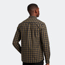 Check Poplin Shirt - Jet Black/olive