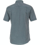 Comfort Fit Button Down Check Shirt - Green