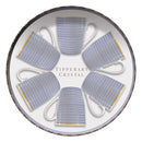 Hat Box Set of 6 Mugs - Parallel Lines