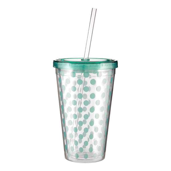 Mimo Spot Drink Cup With Straw 450ml
