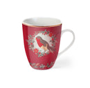 Birdy Set Of 4 Christmas Robin Mugs