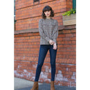 Oria Floral Top - Rust Flower