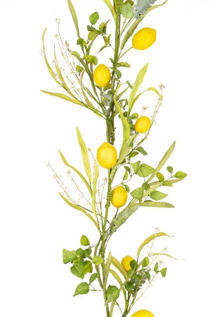 Lemon Foliage Garland 168cm