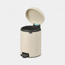 Newlcon 5 Litre Pedal Bin Soft Beige