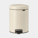 Newlcon 5 Litre Pedal Bin Soft Beige