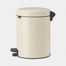 Newlcon 5 Litre Pedal Bin Soft Beige