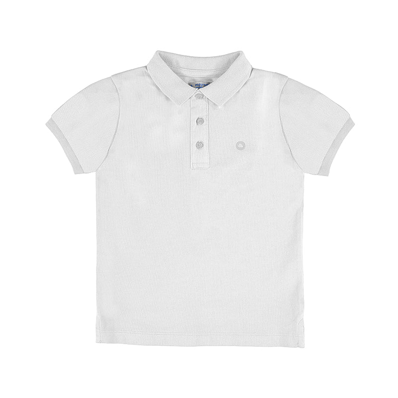 Basic Short Sleeve Polo - White