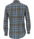 Long Sleeve Check Shirt - Dark Petrol