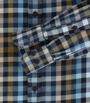 Long Sleeve Check Shirt - Dark Petrol