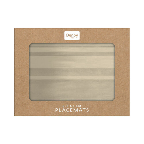 Colours Natural Set of 6 Placemats