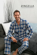 Flanell Pyjama - Blue
