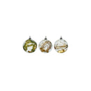 Lit Glass Bauble 15cm Rustic