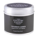 Pastel Tin Candle - Charred Amber