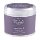 Pastel Tin Candle - Lavender & Patchouli