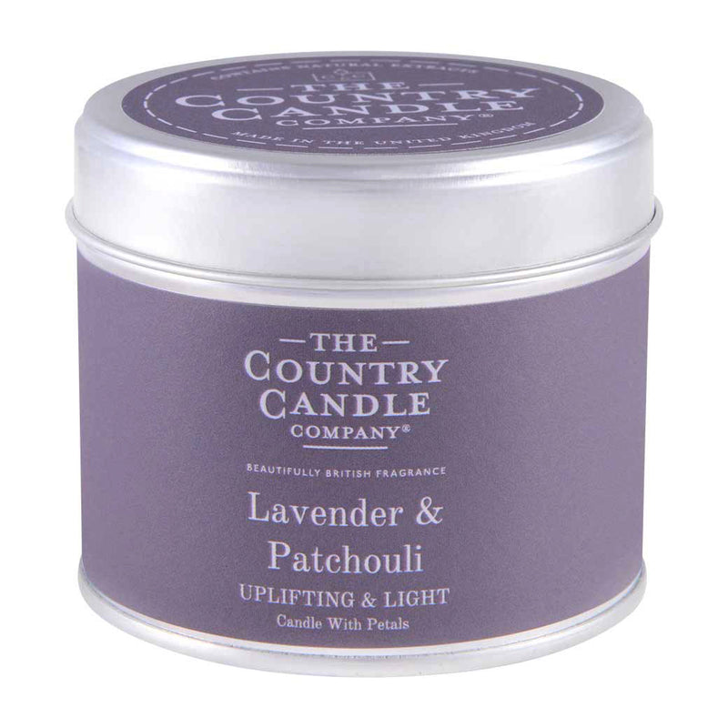 Pastel Tin Candle - Lavender & Patchouli
