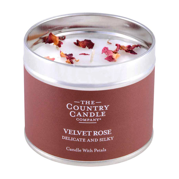 Pastel Tin Candle - Velvet Rose