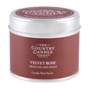 Pastel Tin Candle - Velvet Rose