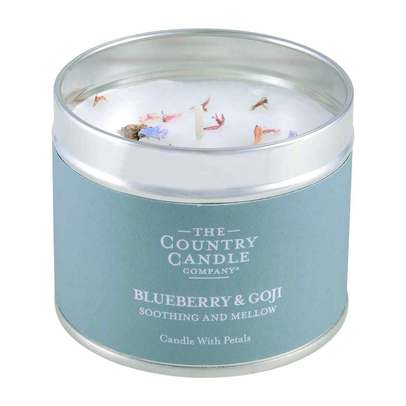 Pastel Tin Candle - Blueberry & Goji
