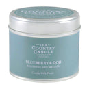 Pastel Tin Candle - Blueberry & Goji