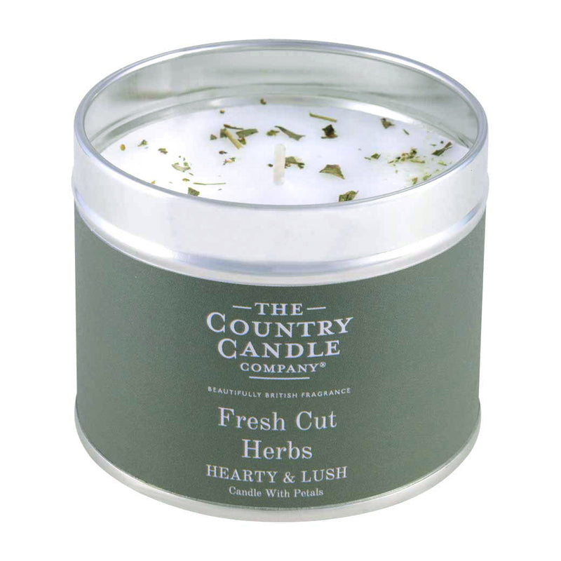 Pastel Tin Candle - Fresh Cut Herbs