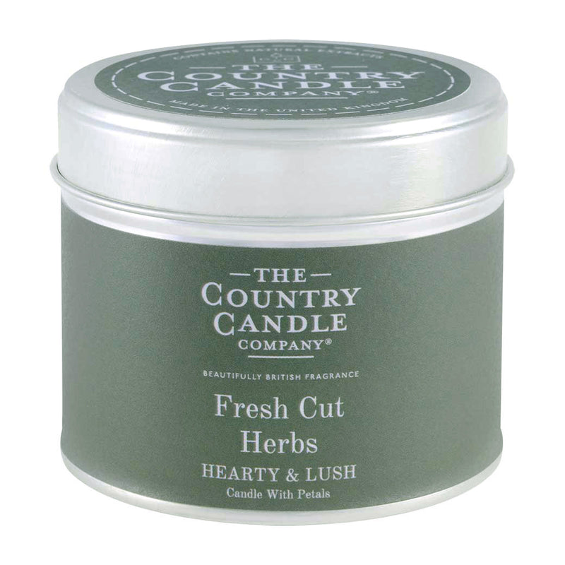 Pastel Tin Candle - Fresh Cut Herbs