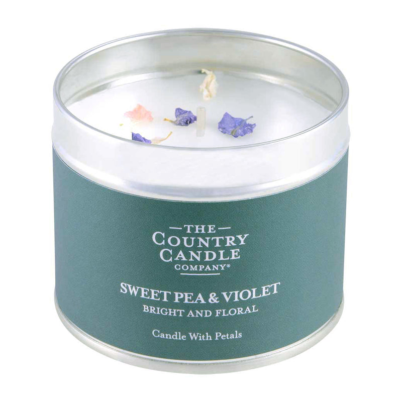 Pastel Tin Candle - Sweet Pea & Violet