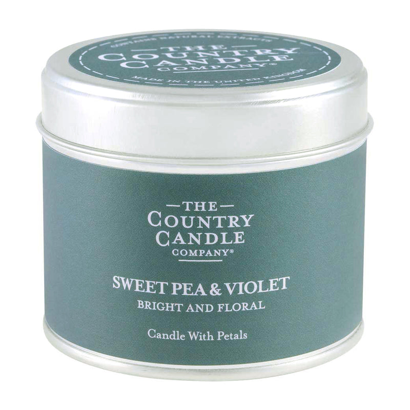 Pastel Tin Candle - Sweet Pea & Violet