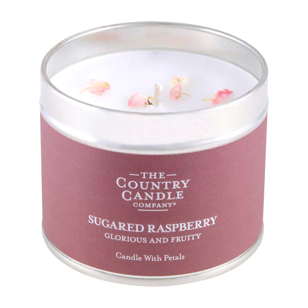 Pastel Tin Candle - Sugared Raspberry
