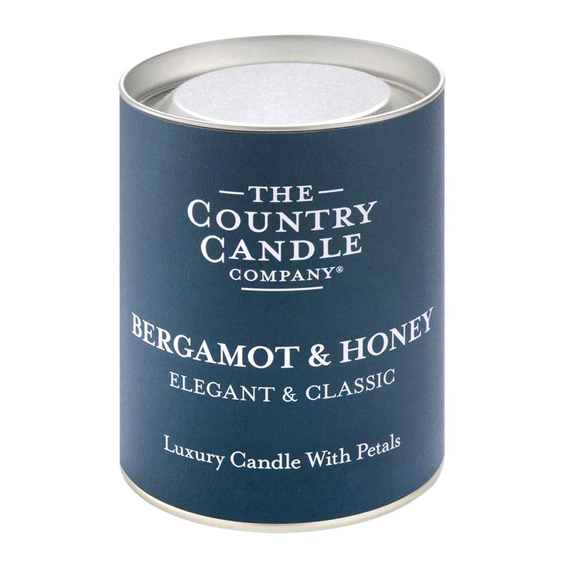 Pastel Medium Glass Candle - Bergamot & Honey