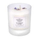 Pastel Medium Glass Candle - Blueberry & Goji Berry