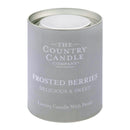 Pastel Medium Glass Candle - Frosted Berries