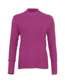Delicate Pattern Jumper - Purple
