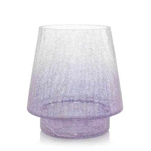 Savoy Purple Crackle Jar Holder