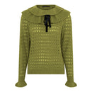 Fancy Effect Jumper - Moss Green