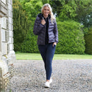 Opal Padded Jacket - Purple Check