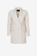 Tweed Blazer - Star White
