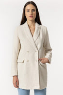 Tweed Blazer - Star White