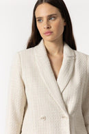 Tweed Blazer - Star White