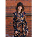 Dolores Dress - Navy Floral