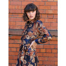 Dolores Dress - Navy Floral