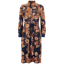 Dolores Dress - Navy Floral