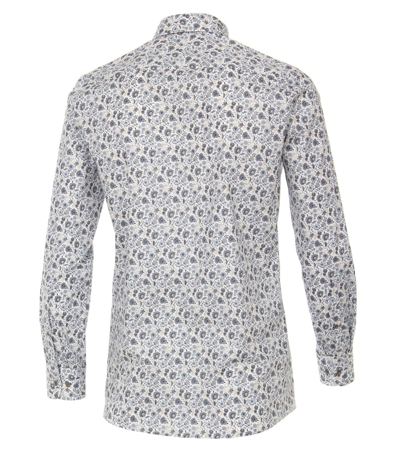 Print City Long Sleeve Shirt - Light Blue