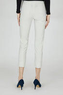 Bella Turn Up 3/4 Length Trouser - Cream