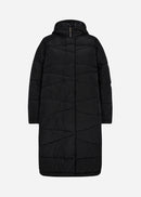 Nina 20 Long Padded Coat - Black
