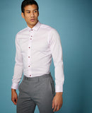 Rome Slim Fit Kirk Cotton - Light Blue Grey